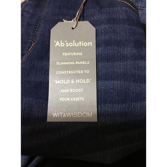 Wit & Wisdom “Ab”solution Jeans NWT Size 16W Democracy - Picture 12 of 12